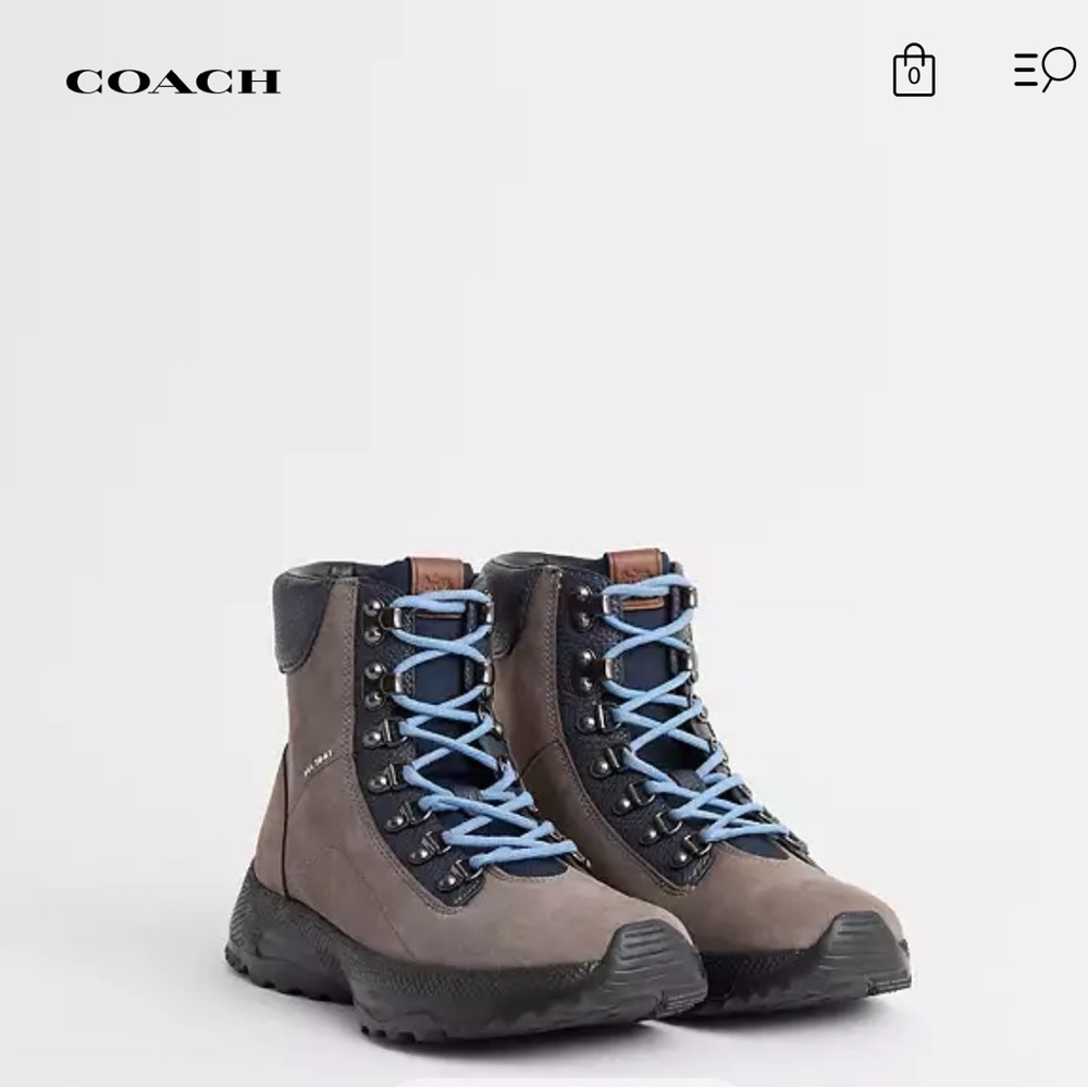 Coach City Hiker Hybrid Boots New In Box Men’s 7 / Women’s 9 NWT